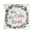 All is Calm, All is Bright - Silent Night Christmas Hymn Indoor Outdoor Pillow - 18x18 inches