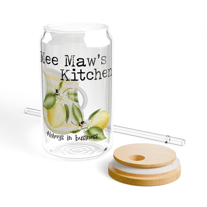 Mee Maw's Kitchen Always in Business 16oz Sipper Cup - Fun Grandma Gift