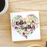 Better Together Floral Heart 3x3" Ceramic Magnet - Charming Kitchen Decor