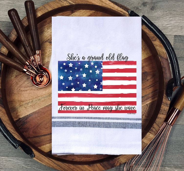 It's A Grand Ol' Flag Kitchen Towel