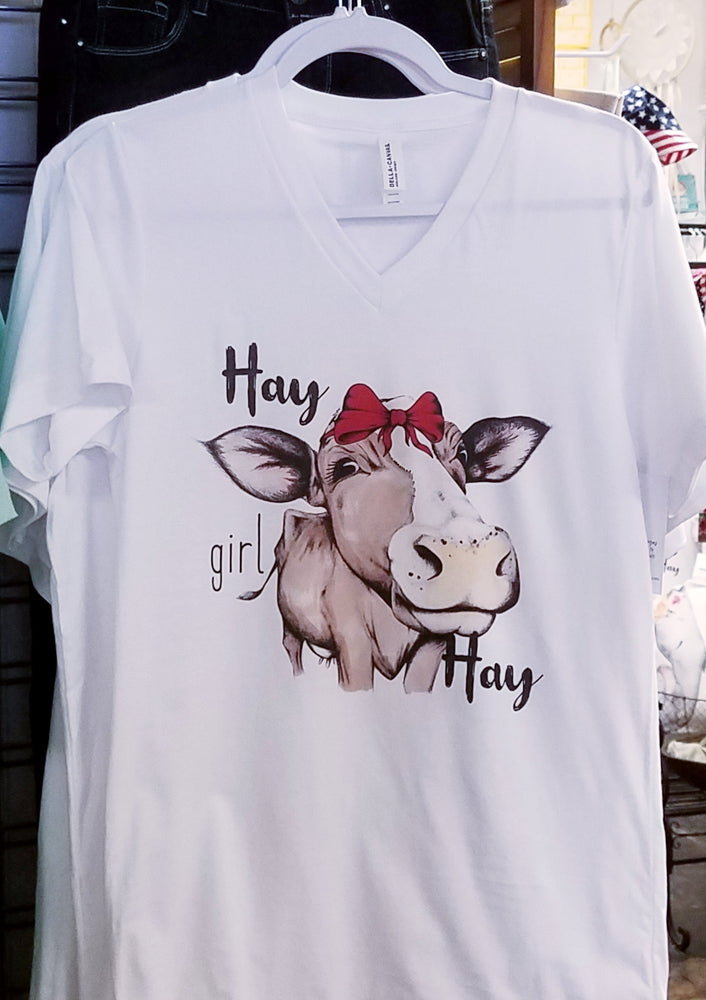 Hay Girl Hay Ladies Tee-shirt