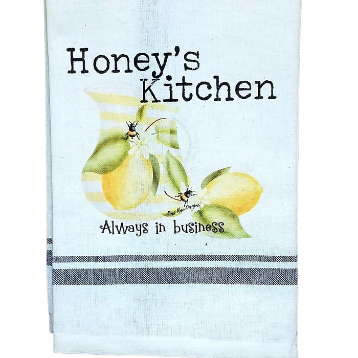 Honey's Kitchen Lemonade and Bees Kitchen Towel