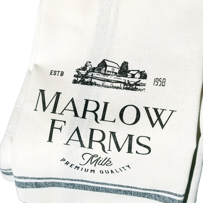 Marlow Farms Premium Quality Milk Kitchen Towel