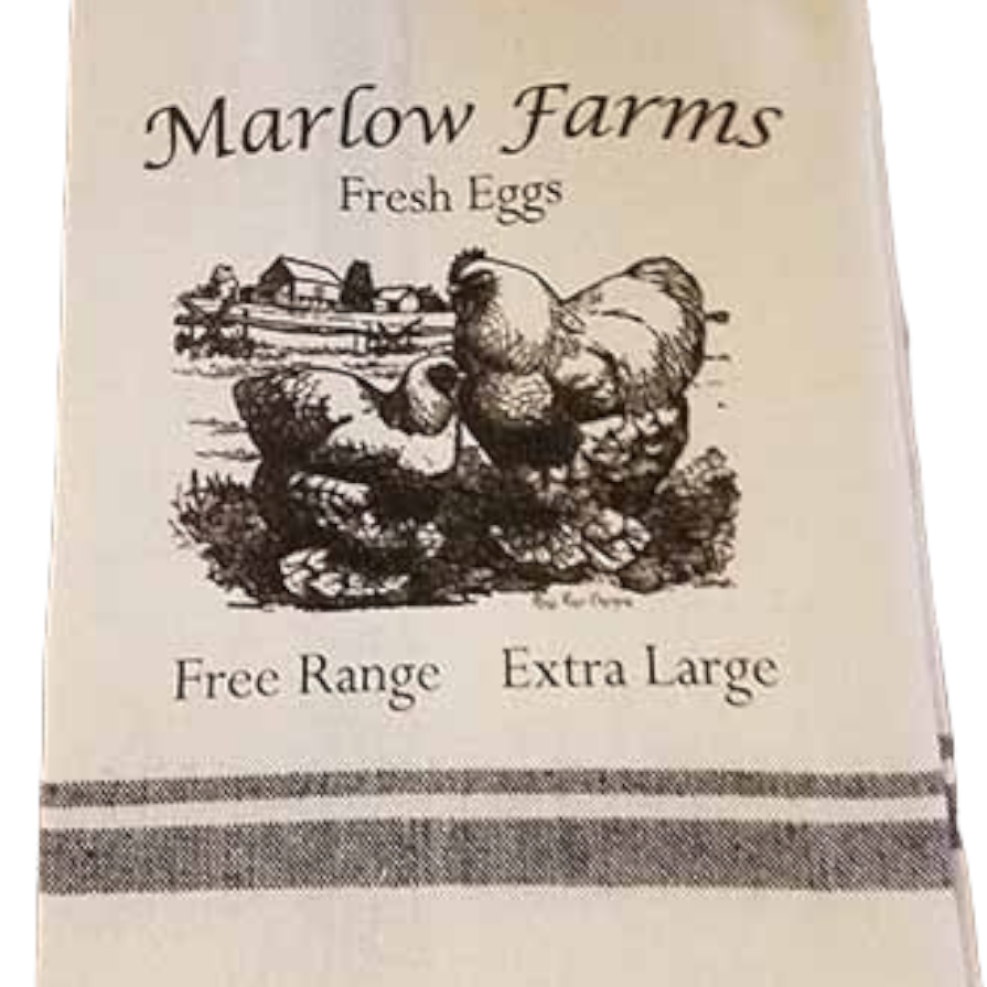 Marlow Farms Fresh Eggs Kitchen Towel